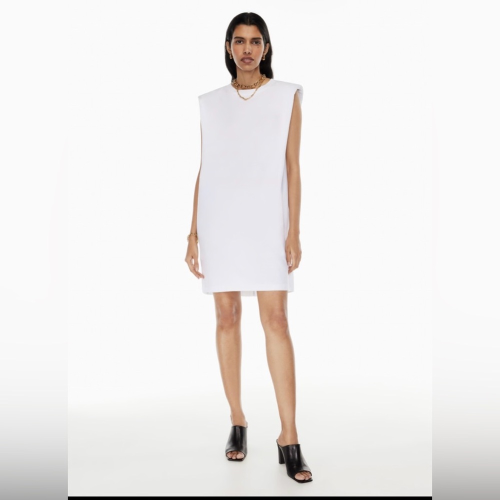 BABATON shoulder pad dress